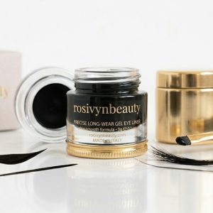 Rosiyvn Beauty Waterproof Eyebrow & Gel Eyeliner 2 In 1 With Brush